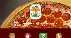 Desktop Screenshot of milanopizzaaustin.com